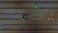 Mining in Minecraft is one of the best essential tasks that also gives a lot of XP (Image via Minecraft)